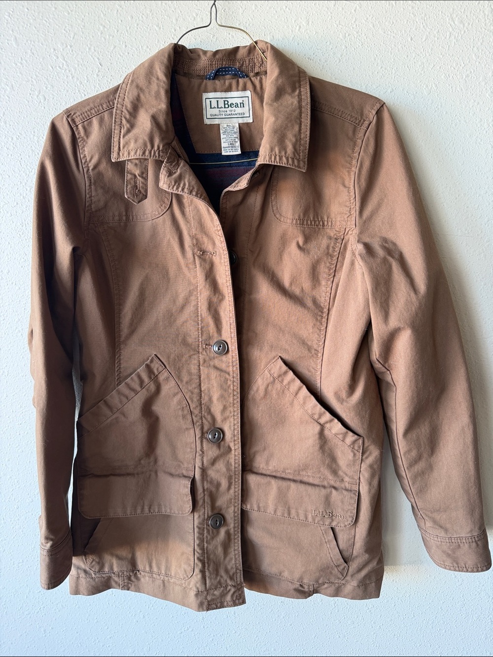 L.L. Bean Women's Tan Utility Jacket